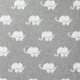Big Knit Jacquard Stof - Olifant Grijs - (Decoratiestoffen)