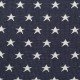 Big Knit Jacquard Stof - Sterren Marine - (Decoratiestoffen)