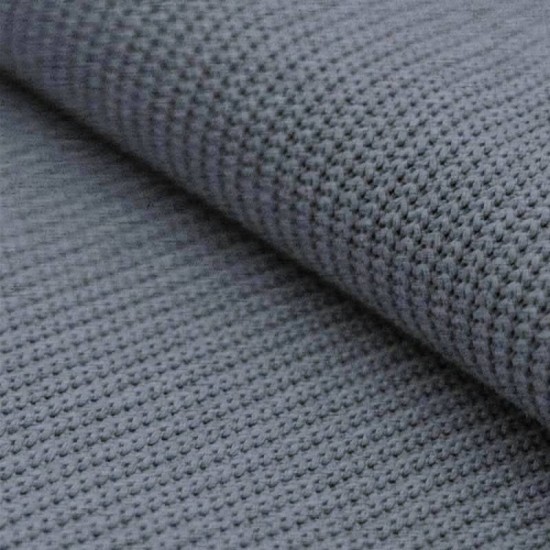 Big Knit Fabric Light Jeans Melange