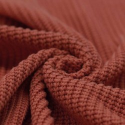 Big Knit Fabric Burnt Orange