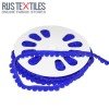 Ruban Galon Pompons 4mm Cobalt