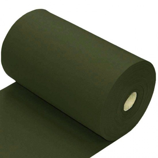 Tissu Bord-Côtes Armée Verte - (Tissu Bord-Côtes )