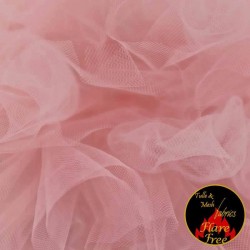 Tulle Netting Fabric Old Pink 300CM Wide