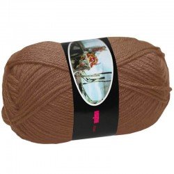 Knitting Wool ISPE Needle Size 4 Brown