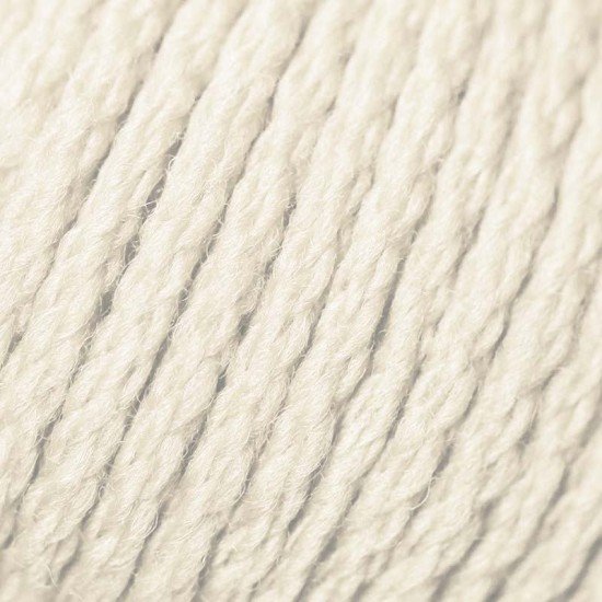Merino Garn ISPE Nål Tykkelse 7 - 8 Creme - (Babyuld / Babygarn Nål Tykkelse 7 - 8)