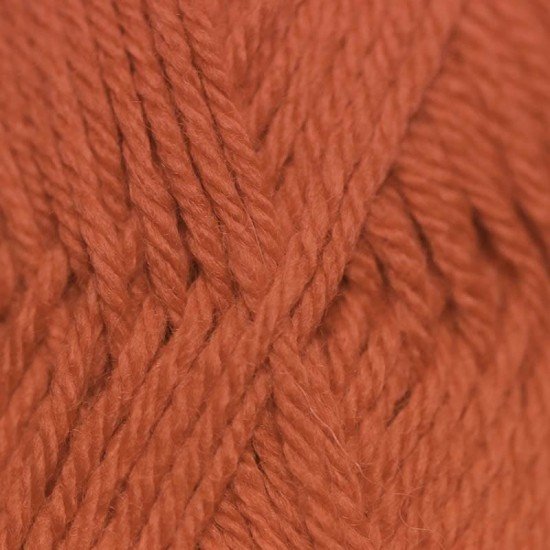 Knitting Wool ISPE Needle Size 4 Dark Orange - (Wool Knitting Yarn Needle Size 4)