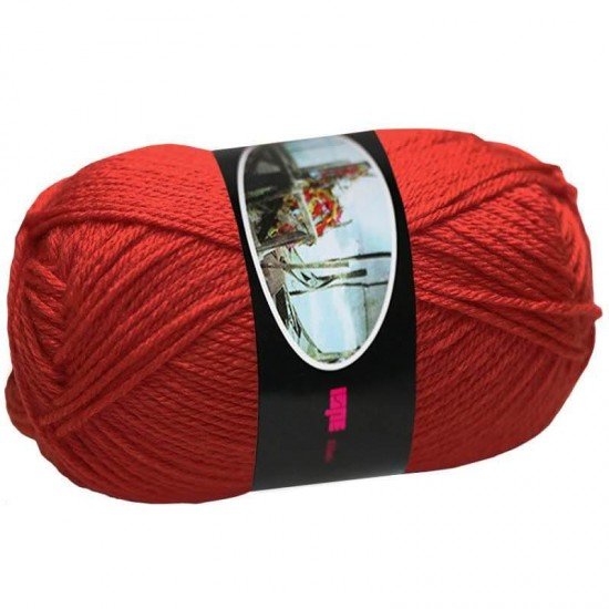Knitting Wool ISPE Needle Size 4 Dark Red - (Wool Knitting Yarn Needle Size 4)