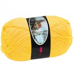 Knitting Wool ISPE Needle Size 4 Yellow