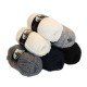 Knitting Wool Package 5 Colors 4 Pieces Needle Size 4 - (Wool Knitting Yarn Needle Size 4)