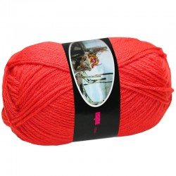 Knitting Wool ISPE Needle Size 4 Red