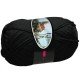 Strickwolle ISPE Nadelstärke 4 Schwarz - (Wolle Strickgarn Nadel Größe 4)