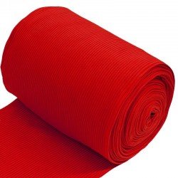 Cuffs Heavy Rib Jumbo Red