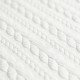 Cable Knit Jacquard Fabric Ecru - (Fashion Fabrics)