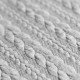 Cable Knit Jacquard Fabric Light Grey - (Cable Knit Jacquard Fabric)