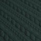 Cable Knit Jacquard Fabric Dark Green - (Fashion Fabrics)