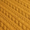 Cable Knit Jacquard Fabric Ocher
