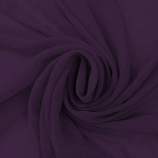 Tissu Mousseline Violet  - (Tissu Mousseline )