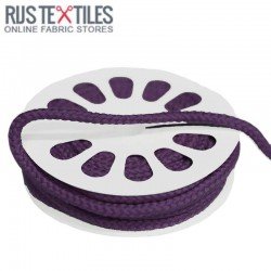 Cotton Cord Purple 5mm (Per Meter)