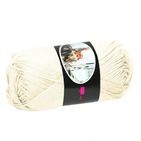 Fils à Tricoter De Coton ISPE Crème - (Fils En Coton)
