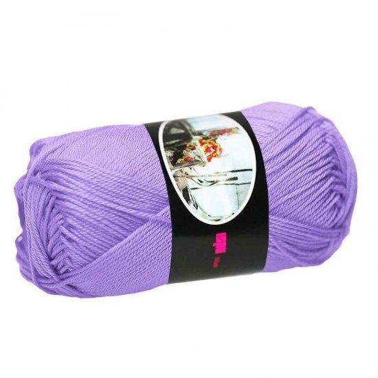 Fils à Tricoter De Coton ISPE Lilas - (Fils En Coton)