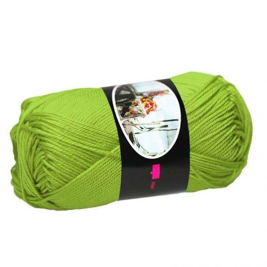 Fils à Tricoter De Coton ISPE Lime - (Fils En Coton)