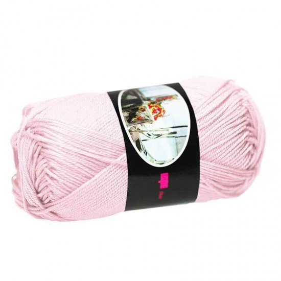 Fils à Tricoter De Coton ISPE Rose Clair - (Fils En Coton)