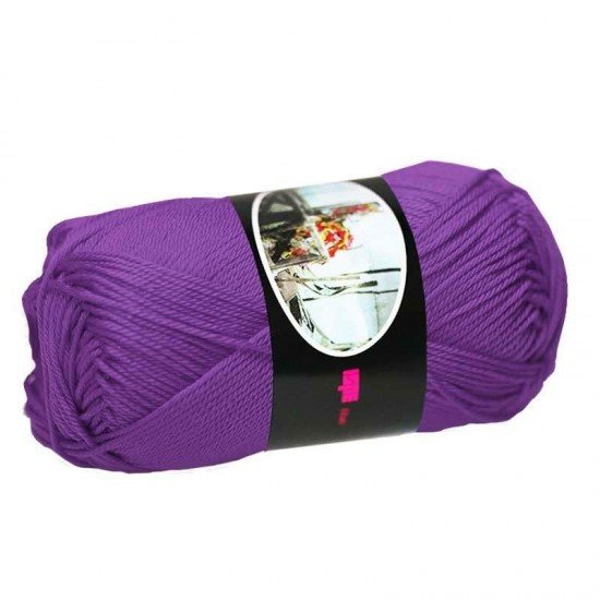 Fils à Tricoter De Coton ISPE Violet - (Fils En Coton)