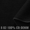 Denim Fabric Cotton 8-OZ Black