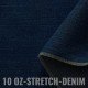 Denim Fabric Stretch 10-OZ Dark Blue - (Jeans Fabric Cotton)