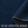 Tissu Jeans Stretch 10-OZ Ton Bleu