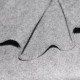 Felt Fabric 3mm Light Grey Melange - (Felt Fabric (Bags))