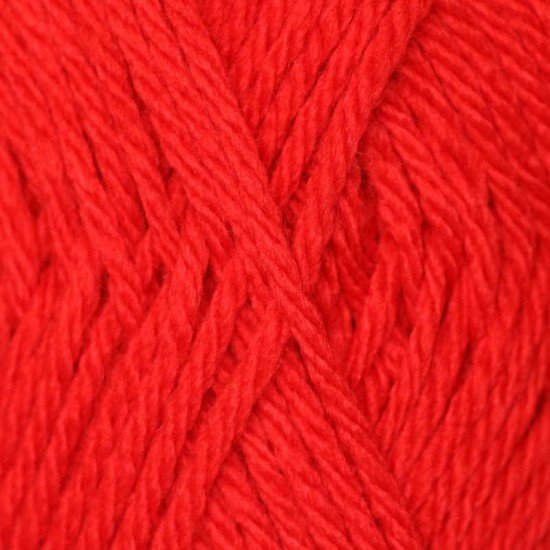 Knitting Wool ISPE Needle Size 5,5 - 6 Red - (Wool Knitting Yarn Needle Size 5,5 - 6)