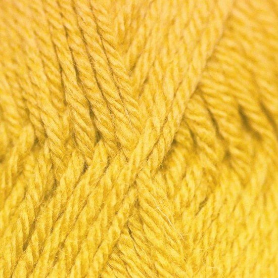 Strickwolle ISPE Nadelstärke 4 Gelb - (Wolle Strickgarn Nadel Größe 4)