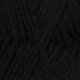 Strickwolle ISPE Nadelstärke 4 Schwarz - (Wolle Strickgarn Nadel Größe 4)