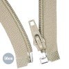 Divisible Zipper YKK Beige 50CM Nylon