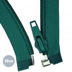 Divisible Zipper YKK Petrol 30CM Nylon