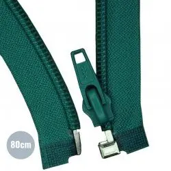 Deelbare Rits YKK Petrol 80CM Nylon