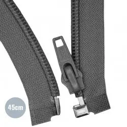 Cerniera Lampo Divisibile YKK Grigio Scuro 45CM Nylon