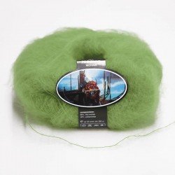 Mohair Yarn ISPE Needle Size 3,5 - 4 Lime