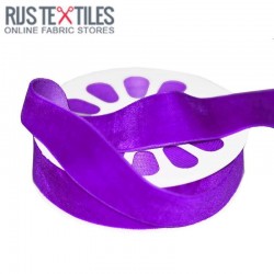 Velvet Ribbon Purple 25mm