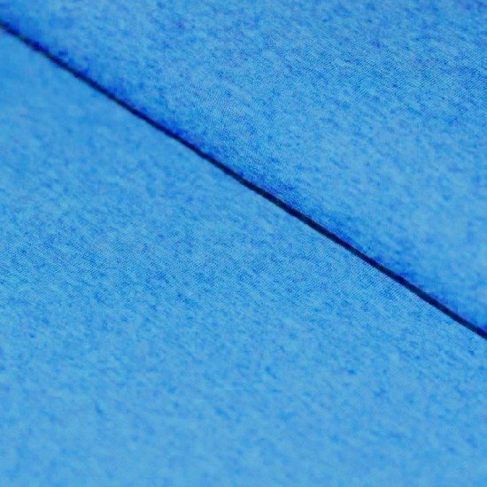 Tissu Sweat Mélange (Yarn Dyed) Aqua - (Tissu Sweat)