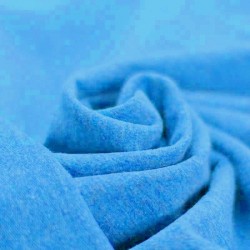 Sweat Fabric (Yarn Dyed) Melee Aqua