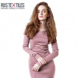 Modal French Terry Fabric Old Pink