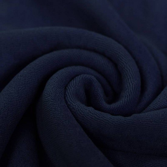 Tissu Jersey Éponge Marine - (Tissu Jersey Éponge)