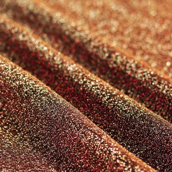 Jersey Glitter Dark Brass  - (Jersey Glitter Fabric)