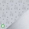 Organic French Terry Fabric - Alpaca Light Grey