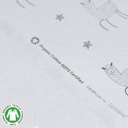 Organic French Terry Fabric - Alpaca Light Grey