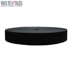 Woven Elastic Tape 40mm Black