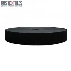 Nastro Elastico Intrecciato 40mm Nero