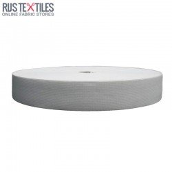 Woven Elastic Tape 40mm White